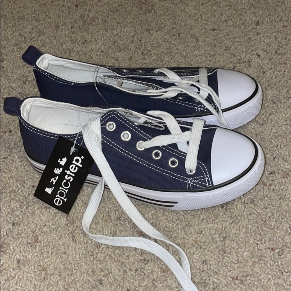EPICSTEP Denim Canvas Low Top Sneakers Women's